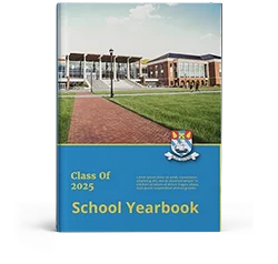 Leavers yearbook ready-made theme - Class of 2025