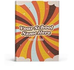 Leavers yearbook ready-made theme - Groovy
